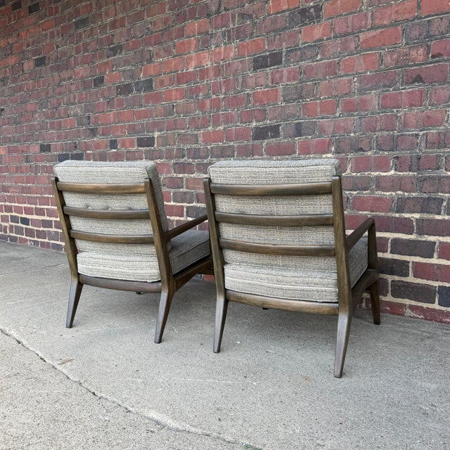 Mid-Century Modern Mid-Century Modern Carlo De Carli Italian Lounge Chairs Restored For Sale - Image 3 of 12