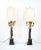 Antique French Napoleon III Gilt Bronze / Marble Candelabra Lamps For Sale - Image 4 of 12