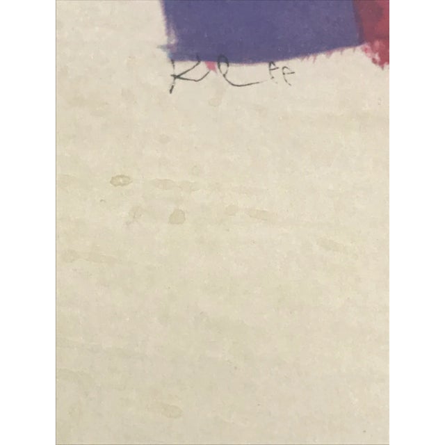 Paper Paul Klee Original Exhibition Poster, Berggruen and Cie, Paris 1955 For Sale - Image 7 of 7