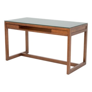 Maria Yee "Metro" Chestnut Writing Table For Sale