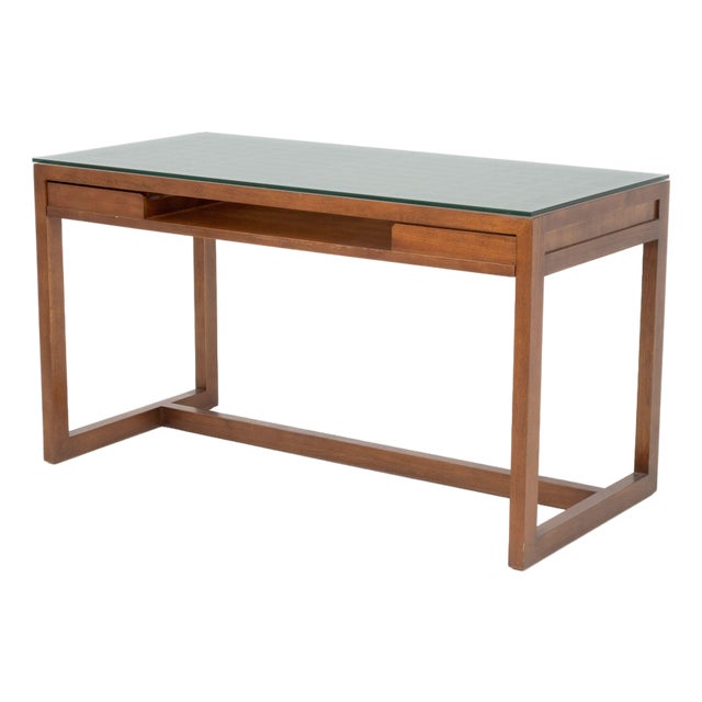Maria Yee "Metro" Chestnut Writing Table For Sale