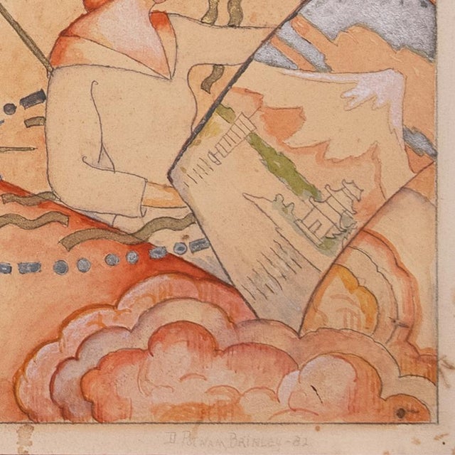 Signed lower right, 'D. Putnam Brinley' for Daniel Putnam Brinley (American, 1879–1963) and dated 1932. Artist note, lower...