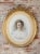 Offered is a French pastel painting titled "Beautiful Girl Portrait" with oval gilt-wood frame, circa 1840s. A beautiful...