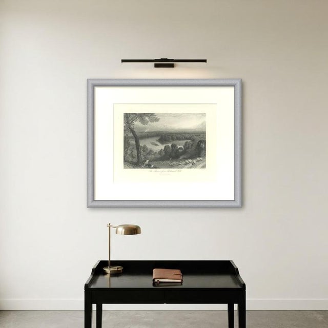Paper After Myles Birket Foster, the Thames from Richmond Hill, 1876, Engraving For Sale - Image 7 of 9