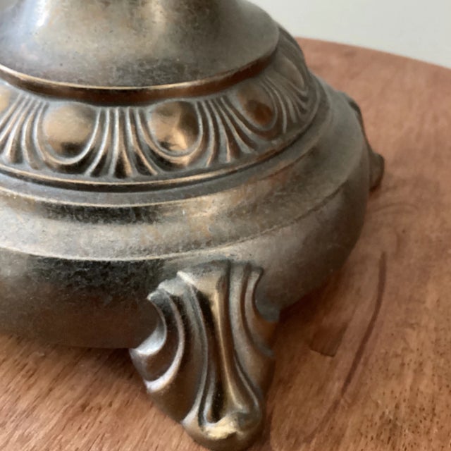 Mid 20th Century Meyda Style Handled Urn/Vase Table Lamp For Sale - Image 10 of 13