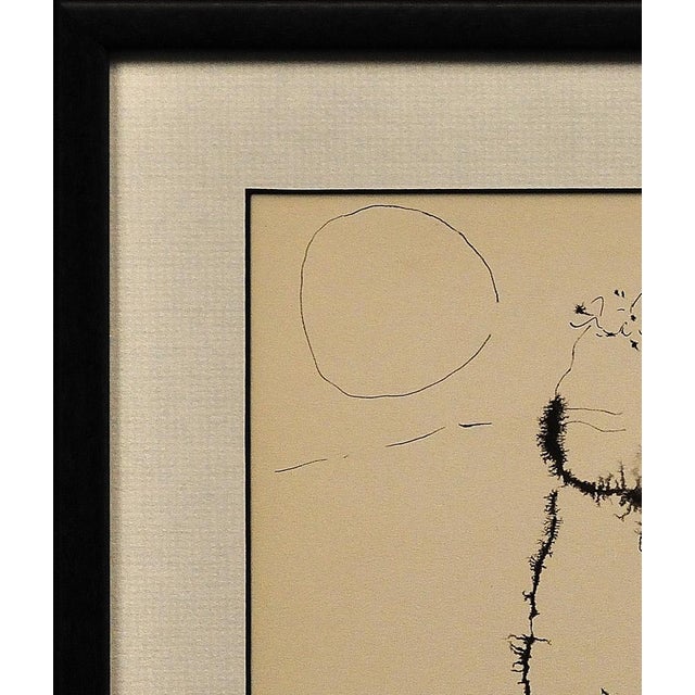 1960s John Kingerlee, Self Portrait, Mid 20th Century, Ink on Paper For Sale - Image 5 of 18