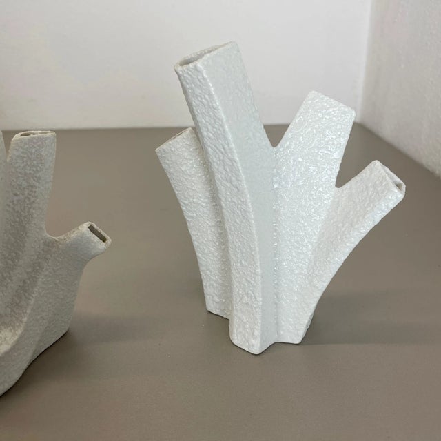 Modernist German Vase Sculptures by Peter Müller for Sgrafo Modern, Set of 3 For Sale - Image 14 of 18