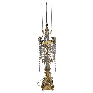 Antique Napoleon III Floor Lamp in Bronze For Sale