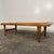 Mid-Century Modern rectangular coffee table by Lane Furniture company. This piece features sculpted oak legs and inlay...