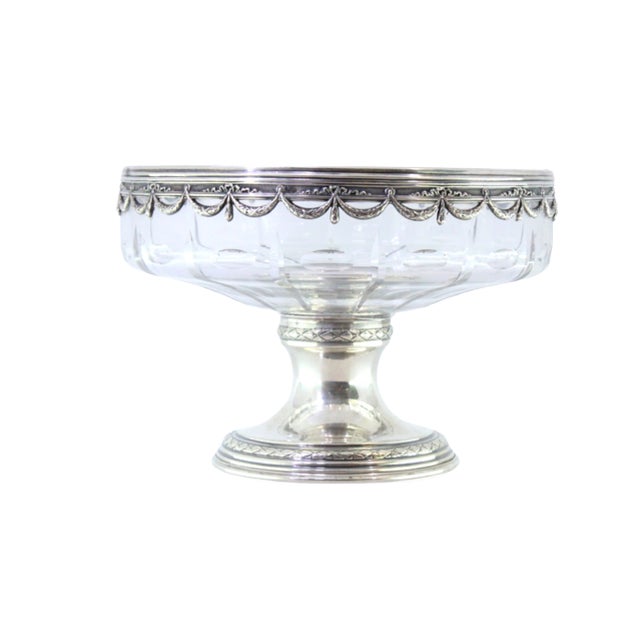 Silver Fruit Bowl with Silver Structure For Sale - Image 8 of 8