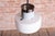 Mid-Century Czech Chrome and Opaline Glass Pendant Light attributed to Lidokov, 1960s For Sale - Image 6 of 12