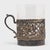 Rustic European Vintage Silver Filigree Drinking Cup For Sale - Image 3 of 5