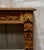 A Superb Victorian Carved Oak Open Bookcase. Made from Oak, with beautifully hand carved surround of hanging fruit,...
