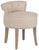 The adorable vanity chair is petite enough to tuck in a bathroom or bedroom, and Brim With feminine style. Graceful birch...