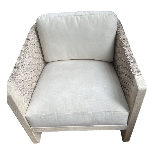 Palecek Pullman Lounge Chair For Sale