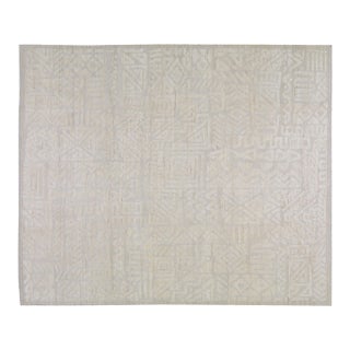 Moroccan Hand Knotted Wool Rug, 8'4"x10' For Sale