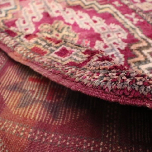 Vintage Moroccan Boho Rug For Sale - Image 4 of 9