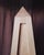 Pair of 75 Inch Wooden Obelisks on Plinth Bases, Architectural Floor Sculptures For Sale - Image 4 of 8