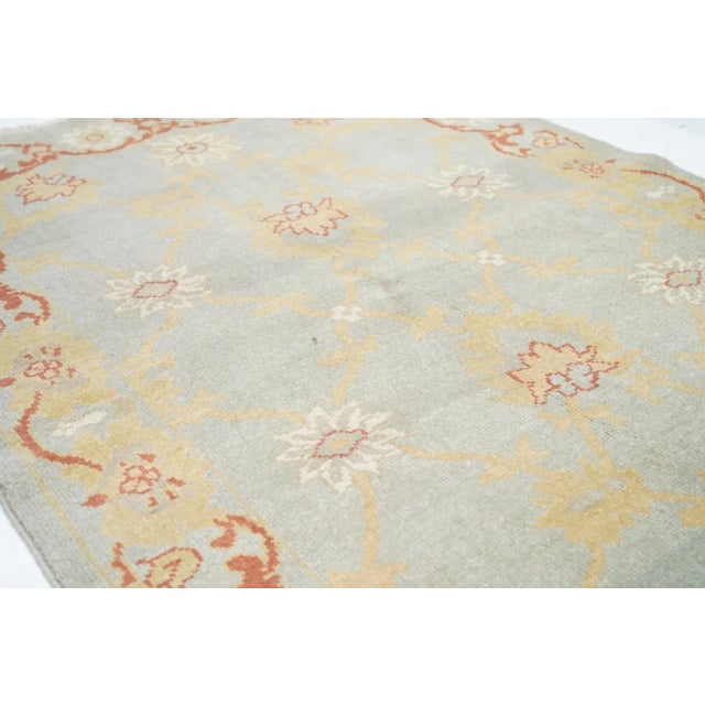 Oushak Rug 4'1'' X 6'1'' For Sale In New York - Image 6 of 9