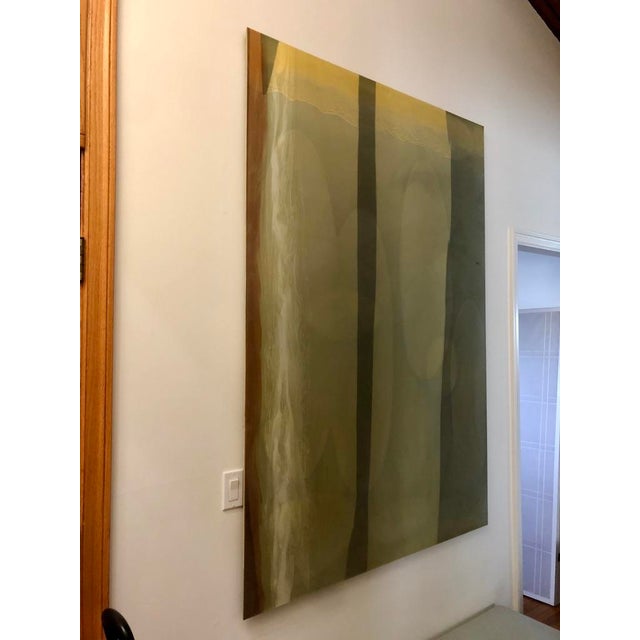 Original Oil on Aluminum "Reservoir" by Lynn McCarty 72" X 50", 2003 For Sale - Image 4 of 10