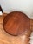 Victorian Vintage Victorian-Style Round Wood Pedestal Coffee Table. For Sale - Image 3 of 8
