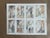 A beautifully intuitive abstract watercolor composed of eight softly layered panels, each carrying gestural marks, muted...