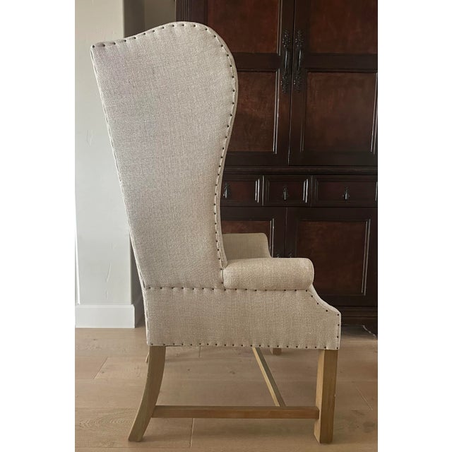 The inspiration for our perfectly proportioned wing chair hails from 19th-century France. Our version has the comfortable...