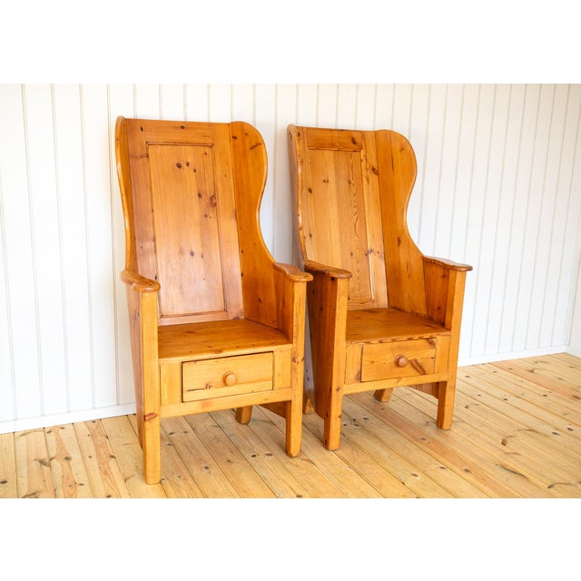 Rustic Farmhouse Armchairs, 1960s, Set of 2 For Sale - Image 12 of 18