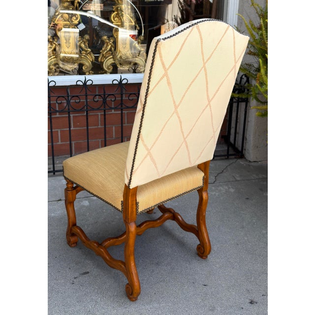 Alfonso Marina Ebanista Louis XIII Style Gallatin Dining Chair For Sale In Los Angeles - Image 6 of 7