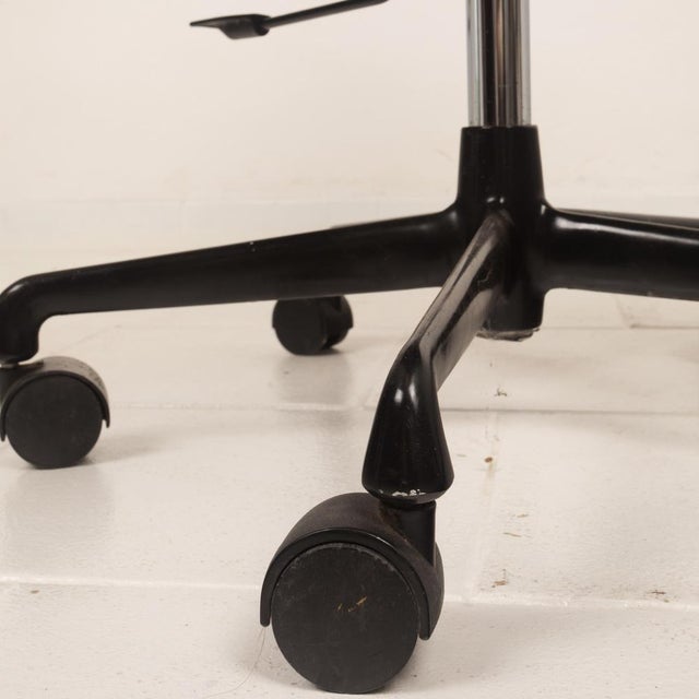 Vintage Black Aluminum Office Chair by Charles & Ray Eames for ICF, 1970s For Sale - Image 12 of 18