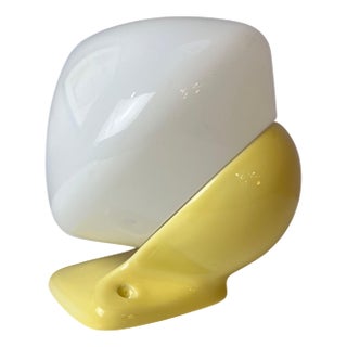 Model 6030 Wall Lamp in Yellow by Sigvard Bernadotte for Ifö For Sale
