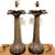 Late 20th Century Pair of British Colonial Style Bronze Palm Tree Lamps with Carved Tribal Motifs For Sale - Image 12 of 12