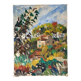 Antique French Oil Painting For Sale