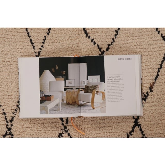 Beige Vintage Moroccan Rug With Tribal Diamond Grid in Beige & Black - Rug & Kilim For Sale - Image 8 of 9