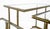 Maison Jansen Set of MCM Solid Brass Faux Bamboo Glass Top Nesting Side End Tables Stands For Sale - Image 4 of 15