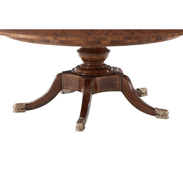 Regency Mahogany Extension Dining Table For Sale - Image 16 of 16