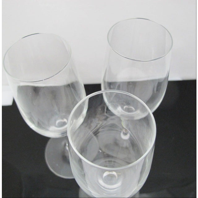Claus Josef Riedel Josef Riedel Crystal Vivant Small 7" Champagne Flute Wine Glass Set of 3 For Sale - Image 4 of 6