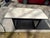 Vintage Industrial Steel Work Desk With Blue Frame and White Formica Top For Sale In Atlanta - Image 6 of 9