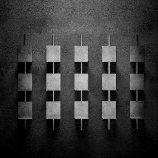 Contemporary Kinko Shelf in Stainless Steel by Zincutec For Sale - Image 3 of 8