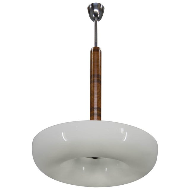 Functionalist Chandelier Made attributed to Up Zavody in 1930s For Sale - Image 12 of 12