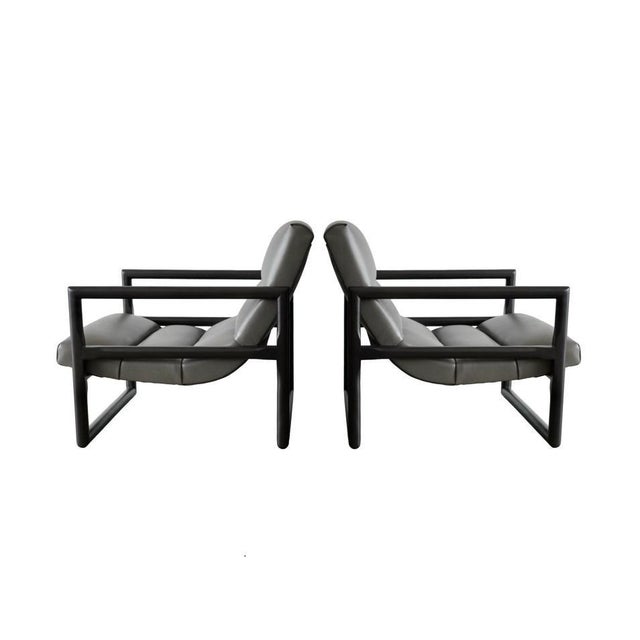 Milo Baughman 'Scoop' Chairs for Thayer Coggin circa 1955 - A Pair For Sale - Image 10 of 10
