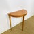 Beige Vintage Teak Half-Moon Console Table from Legate Furniture, 1970s For Sale - Image 8 of 11