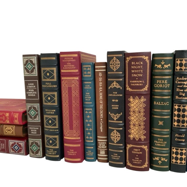 Vintage Collection 25 of the Franklin Library Leather Bound Books For Sale In Palm Springs - Image 6 of 9