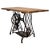 Wood Vintage English Cast Iron Sewing Machine Base Table, 1900s For Sale - Image 7 of 12