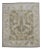 Vintage Traditional Green Brown Oushak Rug - 7'11" x 9'6" For Sale