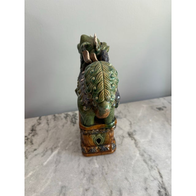 1950s 1950s Ceramic Foo Dog For Sale - Image 5 of 11