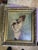 1900 - 1909 Antique Oil on Canvas “Young Woman With Puppeis” v. Tojetti 1900 For Sale - Image 5 of 7