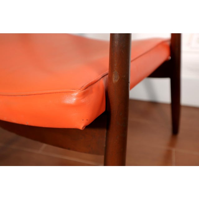 Vintage Mid Century Modern cane and beech bentwood arm chair by James Mont. It's probably from the 60's. It is in very...