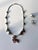 Gracie Modern Bird Motif Sterling Silver Necklace and Earrings Set Graziella Laffi For Sale - Image 4 of 14