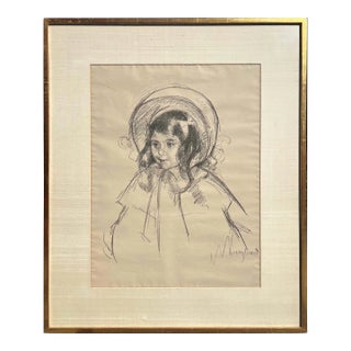 Sara Wearing her Bonnet and Coat, c. 1904 For Sale